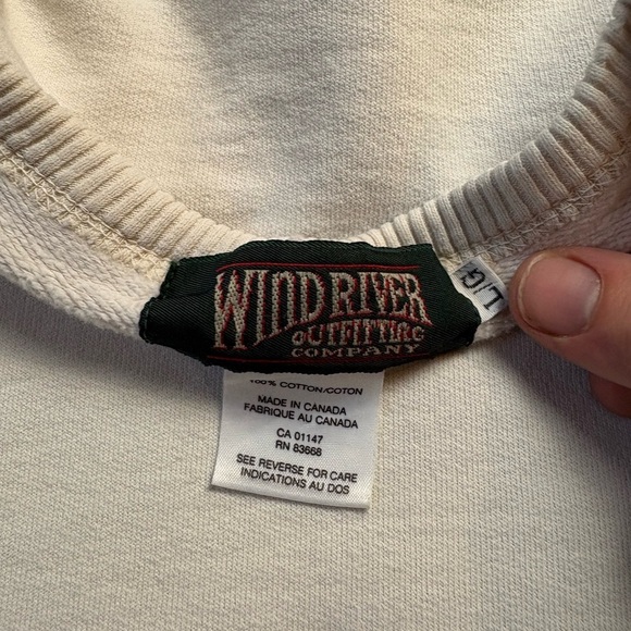 Vintage Windriver Logo Pullover Crewneck Large - Picture 3 of 8